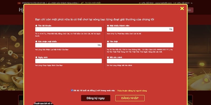 4 bước đăng ký Hello88 chuẩn nhất hiện nay