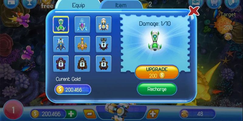 Vũ khí bắn cá H5 cực đỉnh