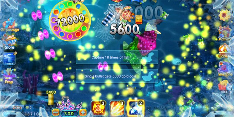 Tính năng bắn cá rùa xanh phong phú