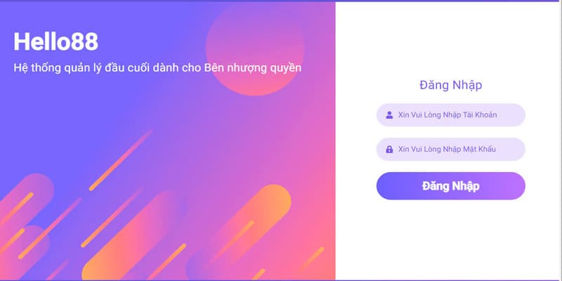 Đại lý đăng nhập và hoàn tất nhiệm vụ